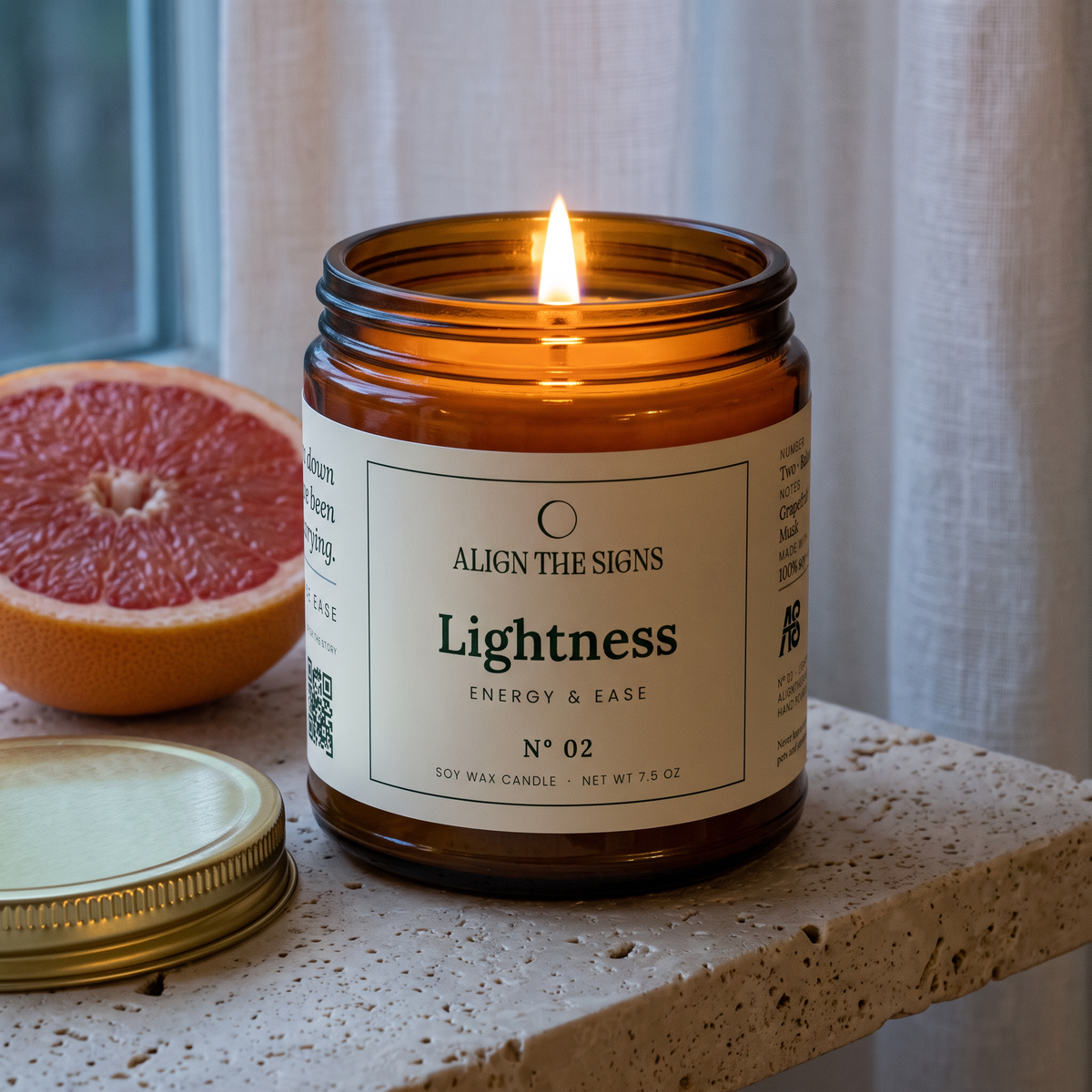 Lightness — No. 02, lit at dusk