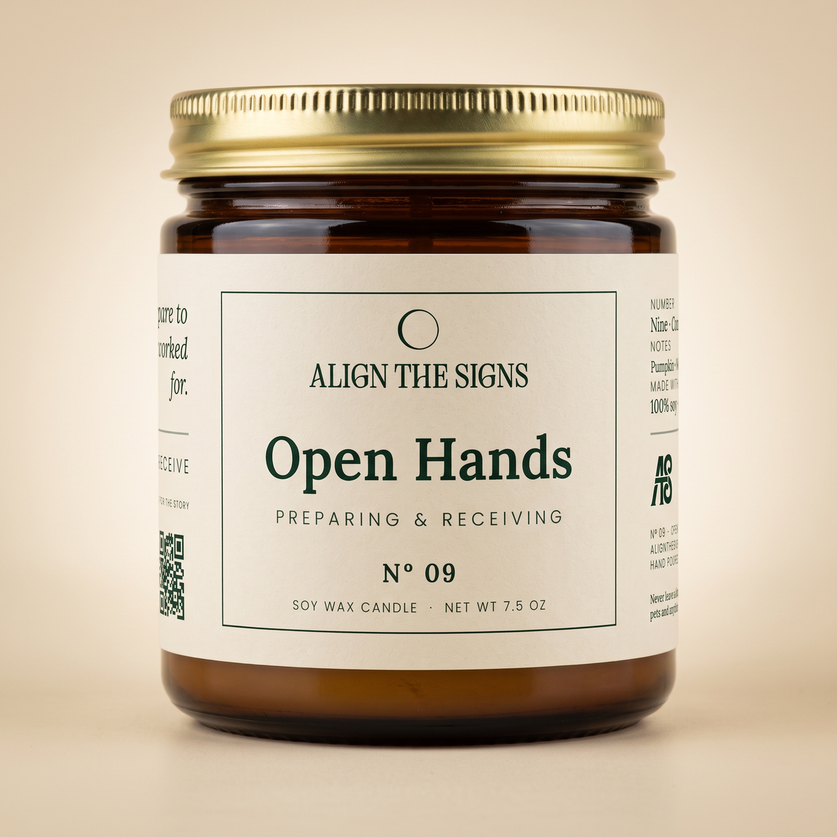 Open Hands — No. 09, front label