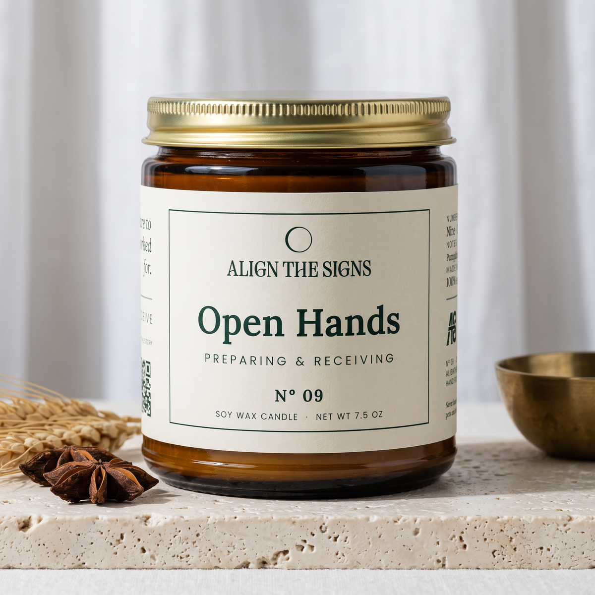 Open Hands No. 09 soy candle