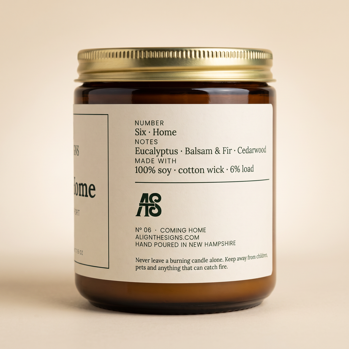 Coming Home — No. 06, scent notes panel