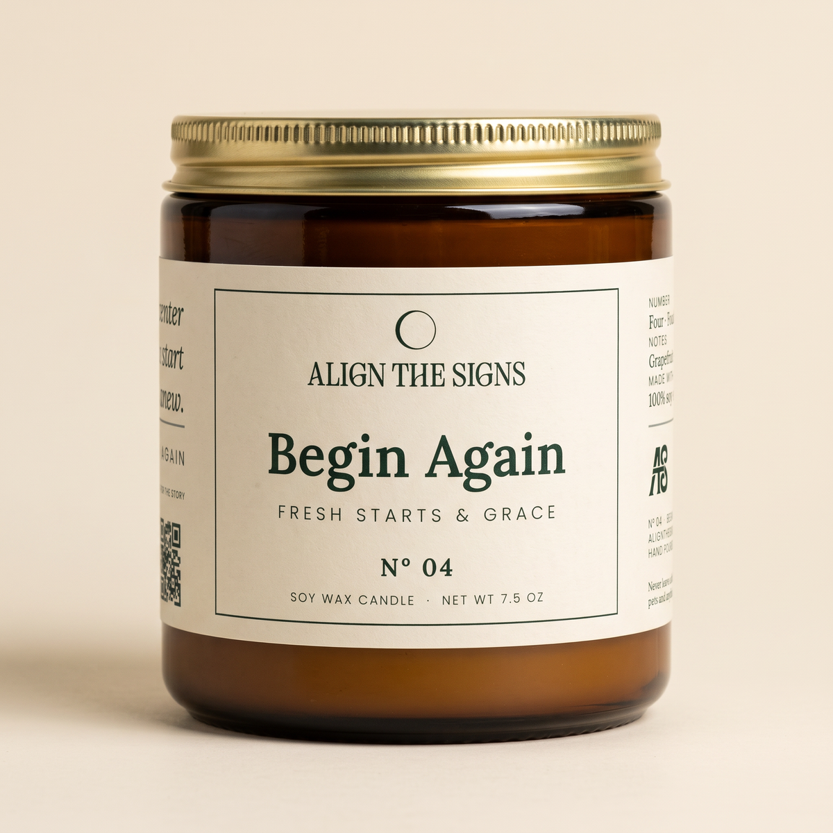 Begin Again — No. 04, front label