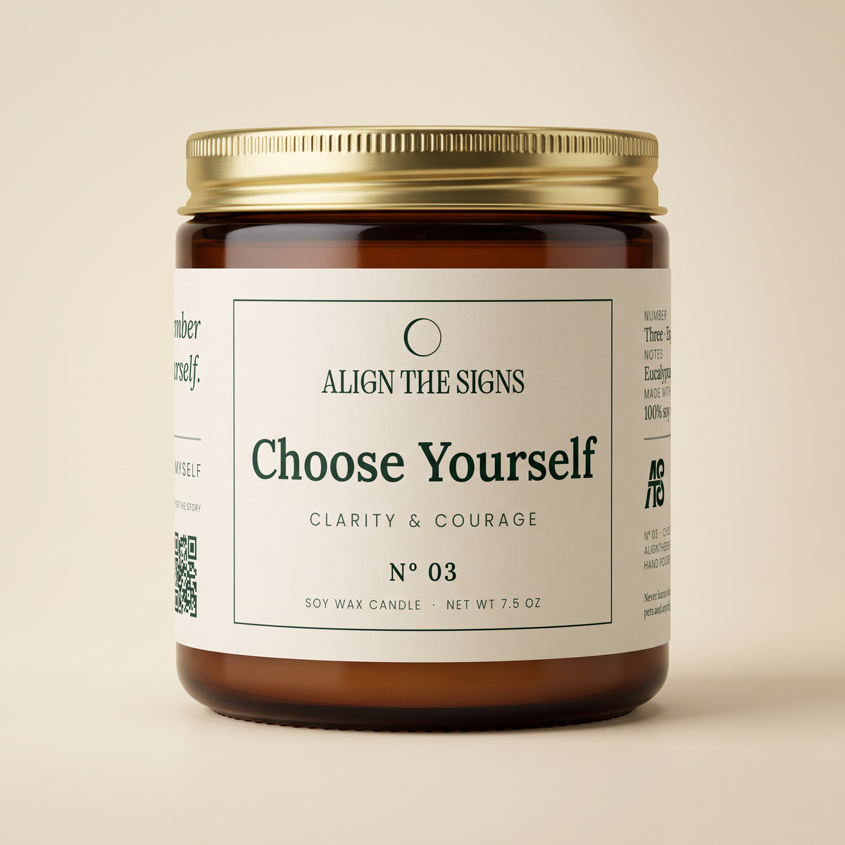 Choose Yourself — No. 03, front label