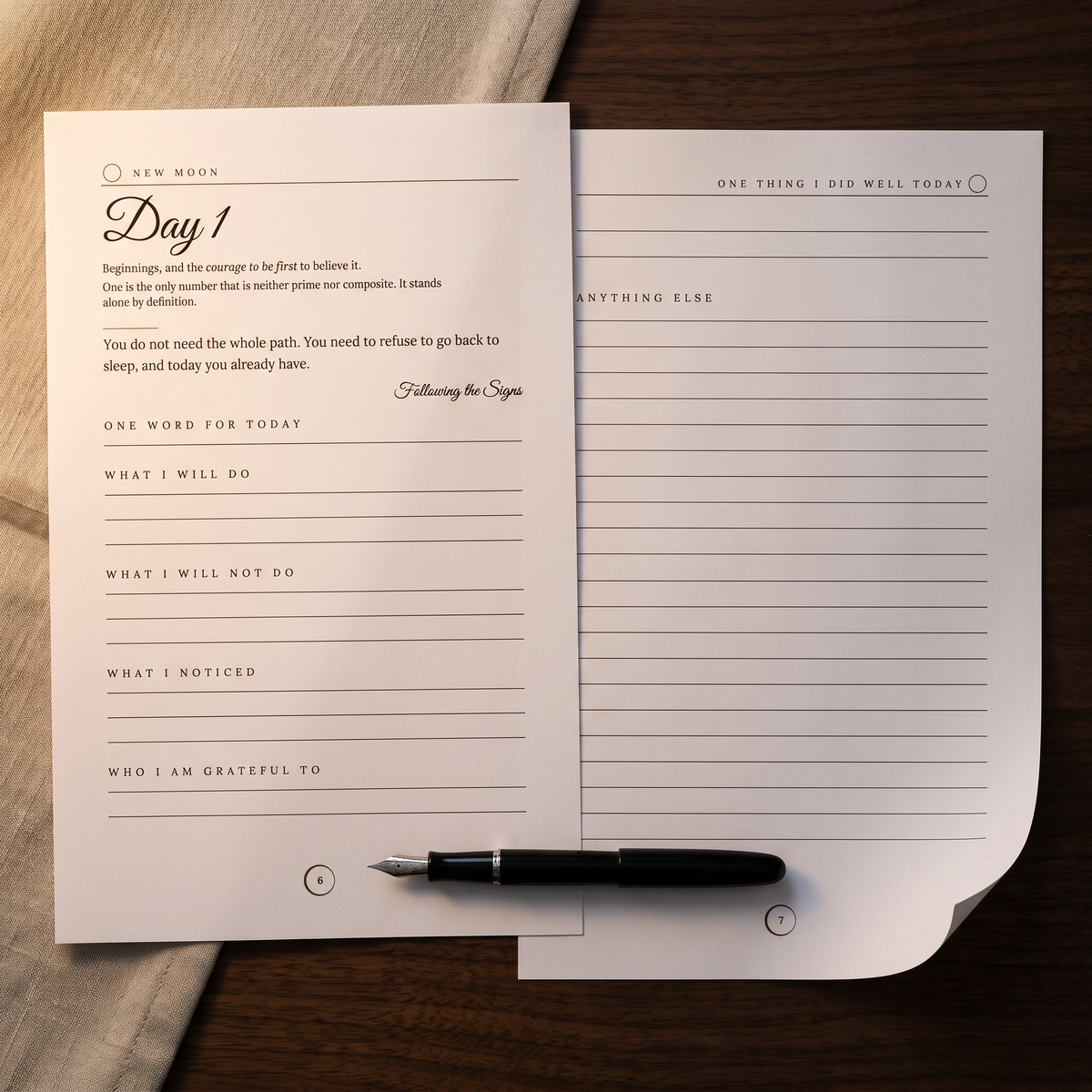 Daily Journal digital edition printed at home