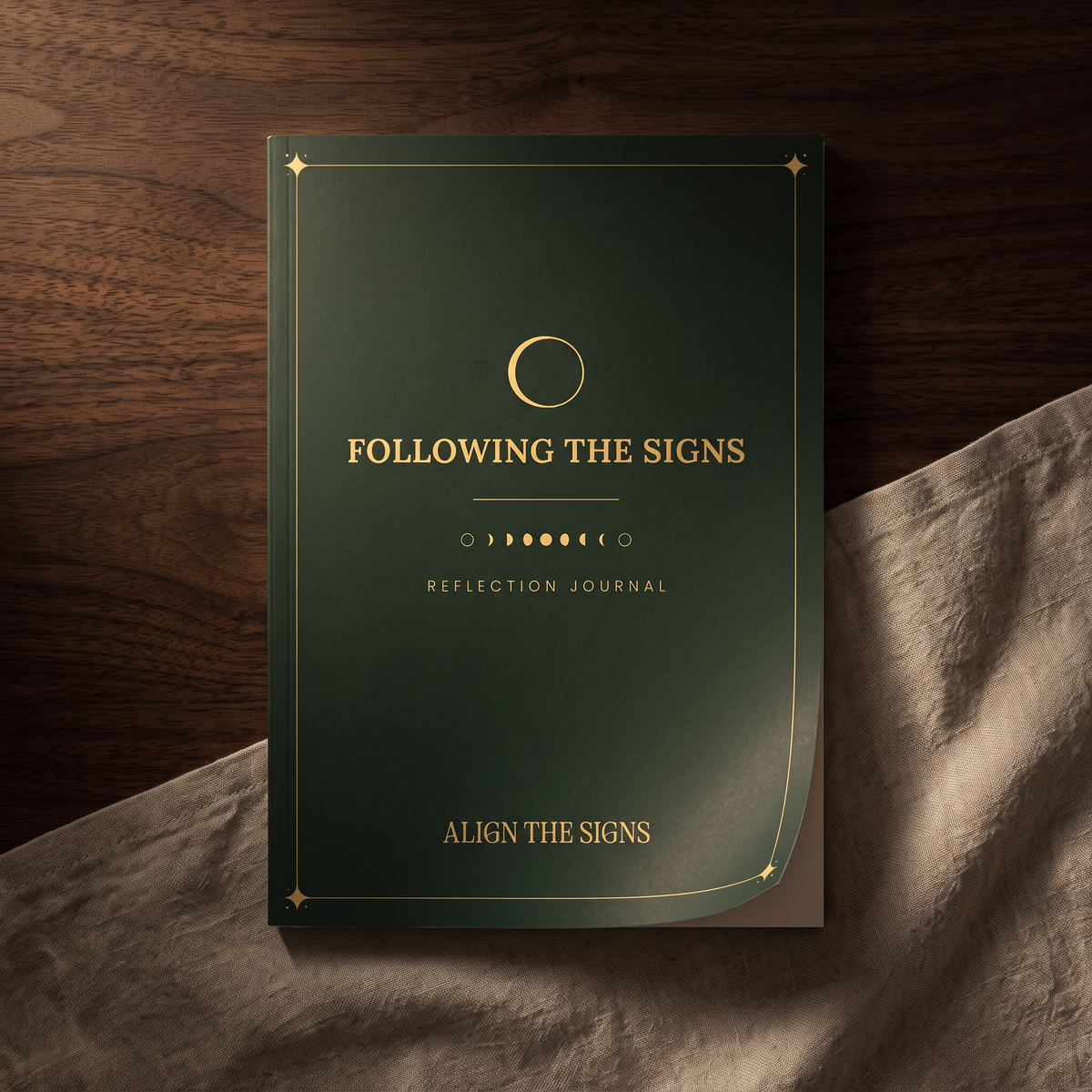 Following the Signs — Reflection Journal, forest softcover