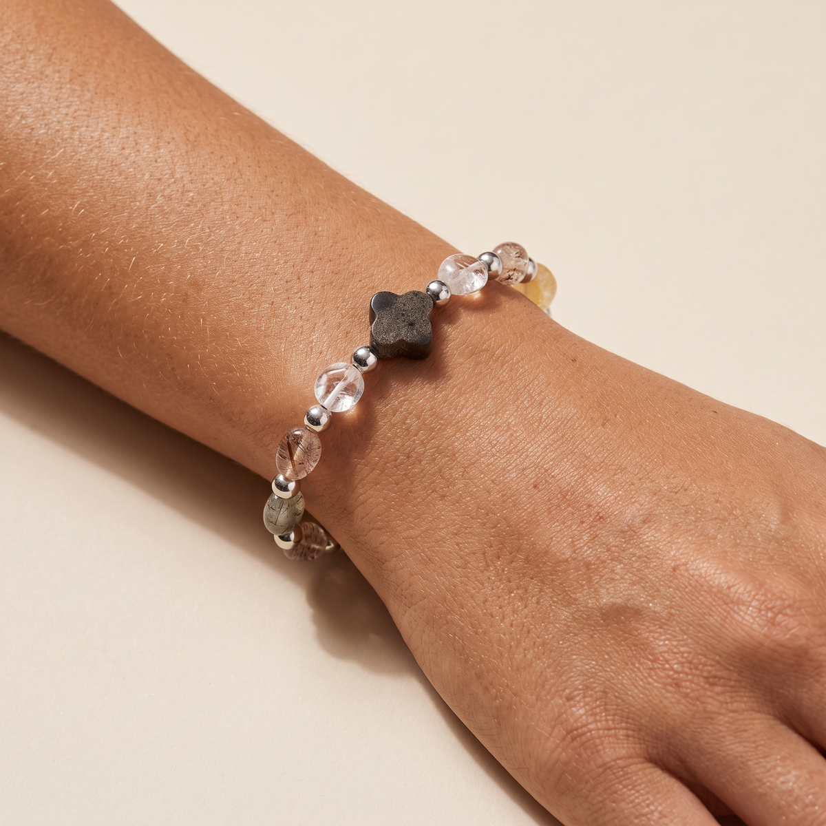 Ember bracelet worn on the wrist